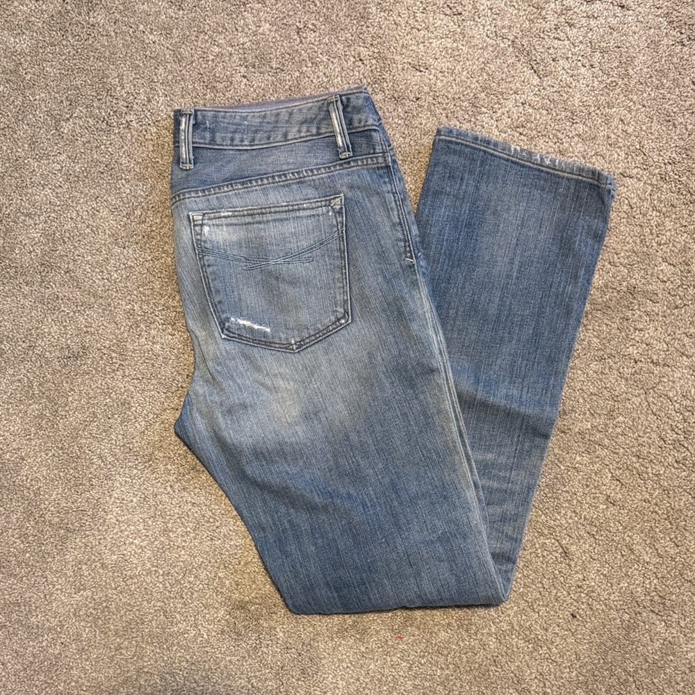 GAP Distressed Light Blue Jeans